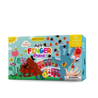 tooky Land-Finger Paint -ฟิงเก้อเพนท์ - 12 สี