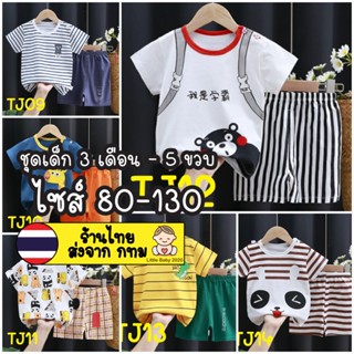 🔥โค๊ดประจำเดือนในรูปที่3-4 🔥ชุดเสื้อแขนสั้น 🌼 Set TJ09-16