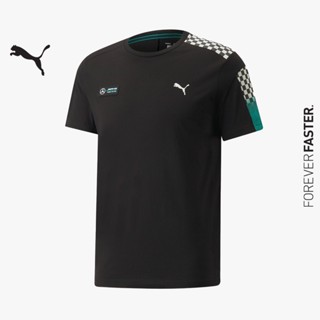 PUMA AUTO - เสื้อยืดผู้ชาย Mercedes F1 T7 สีดำ - APP - 53360101