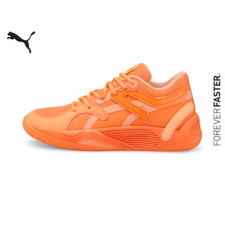 PUMA BASKETBALL - รองเท้า TRC Blaze Court Basketball Shoes สีส้ม - FTW - 37658202