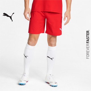 PUMA FOOTBALL - กางเกงฟุตบอลชาย teamFINAL สีแดง - APP - 70507601