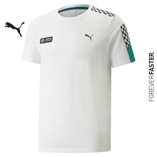 PUMA AUTO - เสื้อยืดผู้ชาย Mercedes F1 T7 สีขาว - APP - 53360103