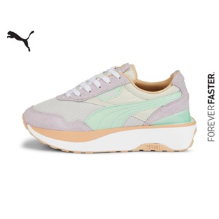 PUMA EVOLUTION - สนีกเกอร์ผู้หญิง Cruise Rider สีขาว - FTW - 37507246