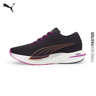 PUMA RUNNING - รองเท้าวิ่งผู้หญิง Deviate NITRO สีดำ - FTW - 19445313