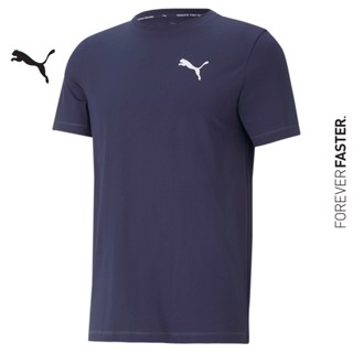 PUMA BASICS - เสื้อยืดผู้ชาย Active Soft สีฟ้า - APP - 58672606