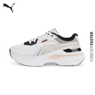 PUMA EVOLUTION - รองเท้าผ้าใบผู้หญิง Kosmo Rider Feminine Tech Sneakers สีขาว - FTW - 38655201