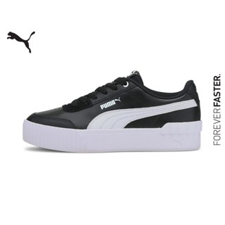 PUMA BASICS - รองเท้ากีฬาผู้หญิง Carina Lift สีดำ - FTW - 37303106