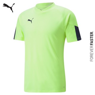 PUMA FOOTBALL - เสื้อบอลชาย individualFINAL Football Jersey สีเหลือง - APP - 65803747