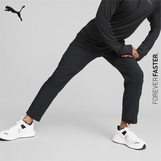 PUMA RUNNING - กางเกงวิ่งผู้ชาย Ultraweave S Slim Running Pants Men สีดำ - APP - 52241701