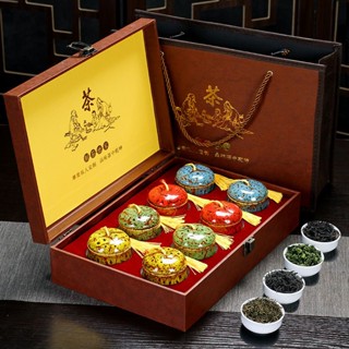 ✹☢กล่องของขวัญชาTieguanyin Jinjunmei Dahongpao Lapsang Souchongกระป๋องขนาดเล็กผสมพรีเมี่ยมชาใหม่เทศกาลกลางฤดูใบไม้ร่วงขอ