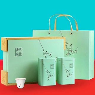 ☂✹□2023ใหม่ชาYunwuชาเขียวBiluochunชาAlpine Green Teaกลิ่นหอมที่แข็งแกร่งกระเป๋าจำนวนมาก250Gของขวัญกล่อง