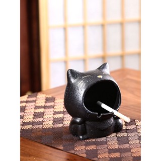 ¤℗❉แมว Ben Meow Lucky Cat Ashtray Creative ตกแต่งห้องนั่งเล่น Office Desktop Home ตกแต่งชุดของขวัญ