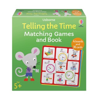 Asia Books หนังสือภาษาอังกฤษ TELLING THE TIME MATCHING GAMES AND BOOK