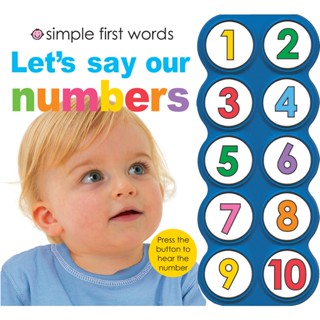 Asia Books หนังสือภาษาอังกฤษ SIMPLE FIRST WORDS SAY NUMBERS