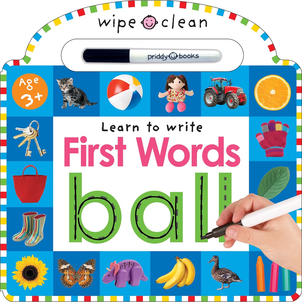 Asia Books หนังสือภาษาอังกฤษ WIPE CLEAN: FIRST WORDS