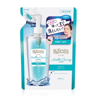 ลดเพิ่ม 8%🔥 Bifesta Sebum Micellar Cleansing Water Refill บิเฟสต้า ถุงเติม ขนาด 360 ml [** Sebum Blue 390mL ผิวผสม **]