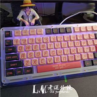 ✎✉LM love death โอกาส keycap pbt เต็มห้าด้านการปรับแต่ง 68/8496 ขนาดเล็กชุดคีย์บอร์ด keycap