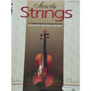 ALFRED : STRICTLY STRINGS VIOLIN BOOK 1/038081012780