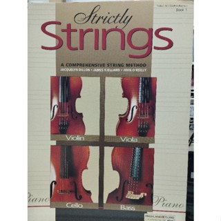 ALFRED : STRICTLY STRING PIANO ACCOMPANIMENT BOOK 1/038081014548