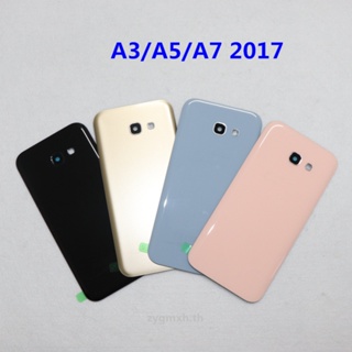 ฝาครอบแบตเตอรี่ด้านหลัง แบบเปลี่ยน สําหรับ SAMSUNG Galaxy A3 A5 A7 2017 A320 A520 A720 A320F A520F