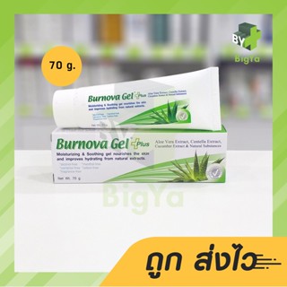 Burnova Gel Plus เบิร์นโนว่าเจลพลัส สีเขียว หลอดใหญ่ 70 กรัม