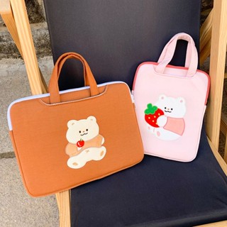 Pinkrue เคสแท็บเล็ต PC ลายการ์ตูน สไตล์เกาหลี ขนาด 37 ซม. 43 ซม. 50 ซม. แบบพกพา สําหรับโน้ตบุ๊ก แท็บเล็ต