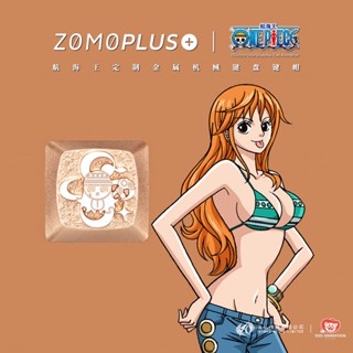 Zomo ปุ่มกดคีย์บอร์ด One Piece Nami แบบโลหะ ของแท้