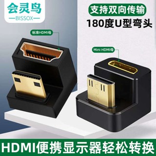 [จัดส่งรวดเร็ว] อะแดปเตอร์กล้อง hdmi 8K60hz พอร์ตตัวผู้ เป็นตัวเมีย ขนาดเล็ก แบบพกพา