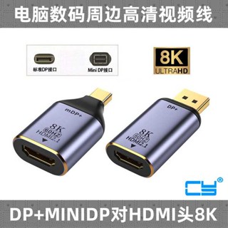 [จัดส่งรวดเร็ว] อะแดปเตอร์แปลงสายเคเบิ้ล CY Mini DP 1.4 เป็น HDMI Version 2.1 8K HD