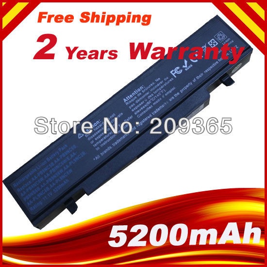 Laptop battery for Samsung R522 R523 R538 R540 R580 R620 R718 R720 R728 R730 R780 RC410 RC510 RC512 
