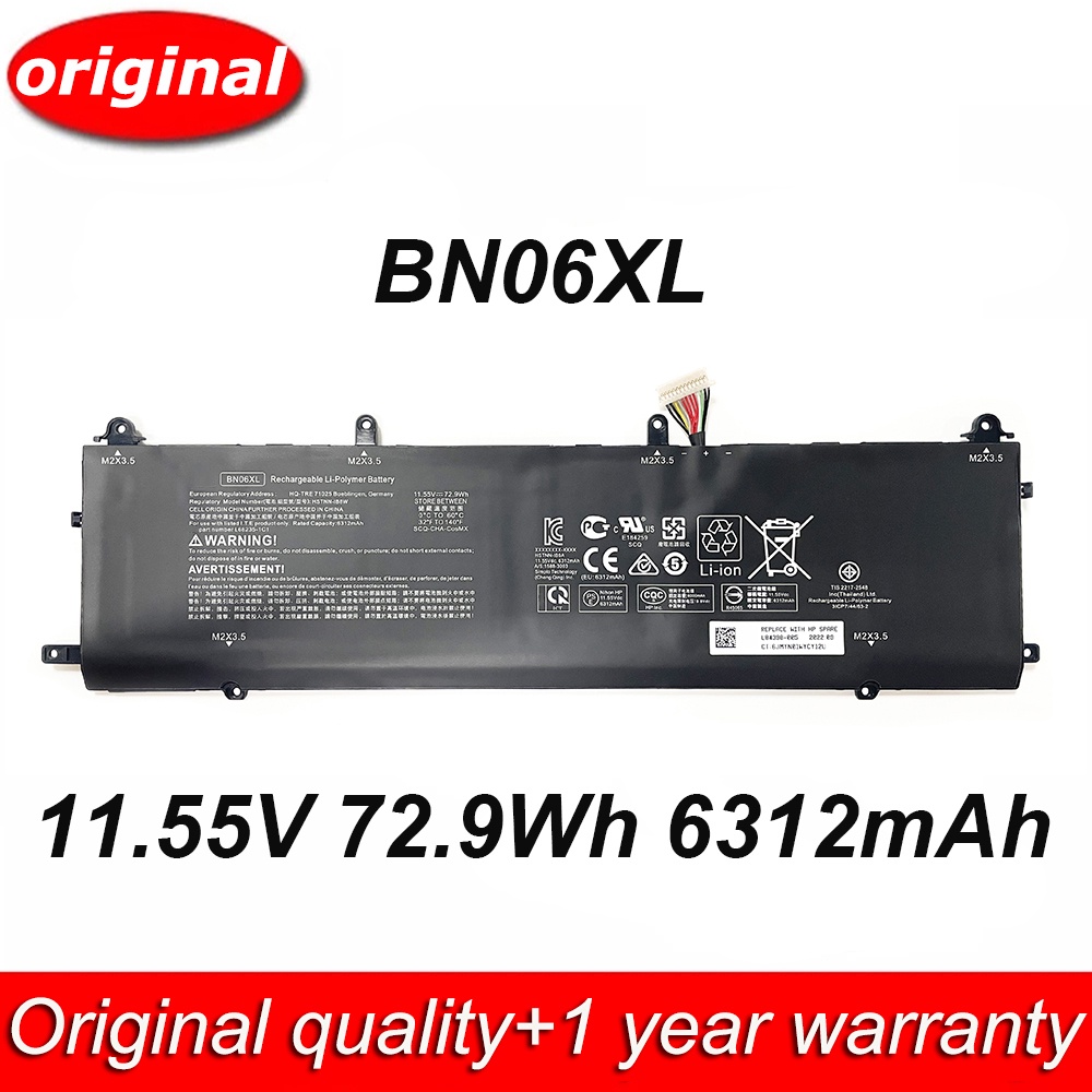 New Laptop Battery BN06XL HSTNN-IB9A 11.55V For HP Spectre X360 15-EB0005UR 15-EB0025TX 15-EB0035TX 