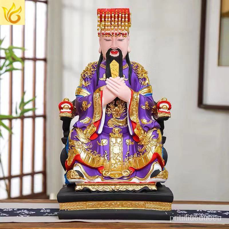 รูปปั้นของจักรพรรดิ Ziwei พระพุทธรูปเรซิน Ziwei Xingjun O86N