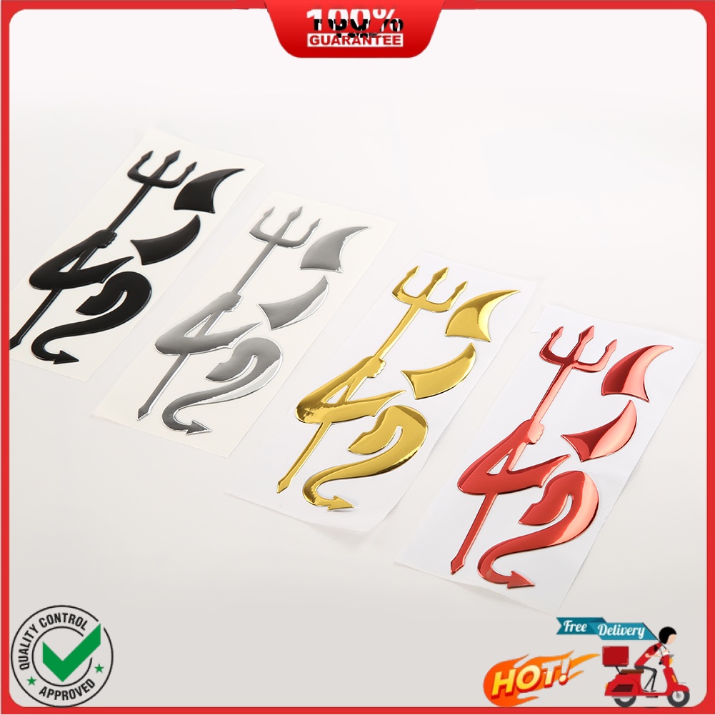 Sp.b สติกเกอร์ ลายปีศาจน้อย 3D สําหรับติดตกแต่งรถยนต์