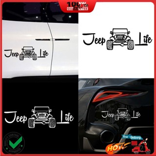 Sp.b Jeep Life สติกเกอร์ สําหรับติดตกแต่งหน้าต่างรถยนต์ รถบรรทุก SUV