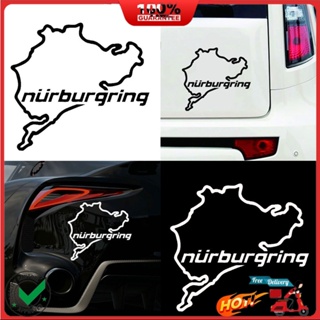 Sp.b สติกเกอร์สะท้อนแสง ลายแผนที่ Nurburgring สําหรับตกแต่งรถยนต์ รถบรรทุก ยานพาหนะ