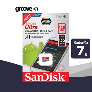 SanDisk Ultra Micro SD Card 128GB Class10 A1Speed 120mb/s (SDSQUA4-128G-GN6MN) เมมโมรี่การ์ด รับประกัน 10 ปี โดย Synnex