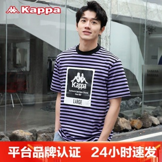 Kappa Kappa เสื้อยืดลําลอง แขนสั้น เหมาะกับการเล่นกีฬา ฤดูใบไม้ร่วง สําหรับผู้ชาย ผู้หญิง K08Y2TD20M