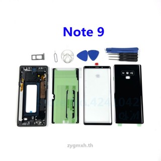 ของแท้ กรอบกระจกกันรอยหน้าจอ ด้านหลัง สําหรับ SAMSUNG Galaxy Note 9 N960 N960F