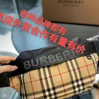 Burberry กระเป๋าคาดอก กระเป๋าคาดเอว ลายสก๊อต สไตล์เกาหลี สําหรับผู้ชาย และผู้หญิง