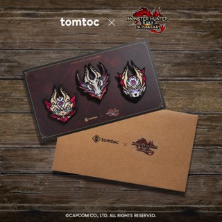 สติกเกอร์ ปักลาย Tomtoc Monster Hunter Rise Dawn Joint สําหรับติดตกแต่งปลอกแขน