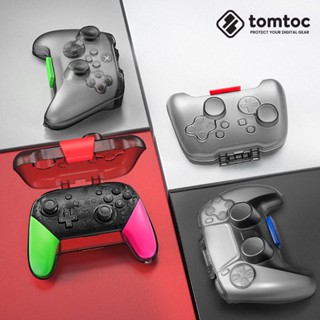 Tomtoc Switch Pro เคสป้องกันมือจับ ป้องกันการสัมผัส ใช้พลังงาน Xbox Series X|กระเป๋าเคสแข็ง ป้องกันรอย พร้อมที่จับ สําหรับ PS5