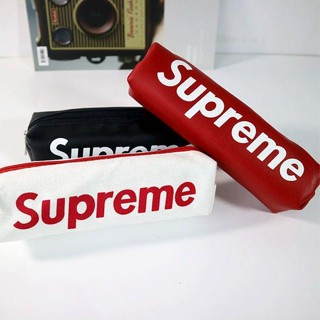 Supreme กระเป๋าดินสอ ปากกาเจล ความจุขนาดใหญ่ อินเทรนด์ สําหรับนักเรียน