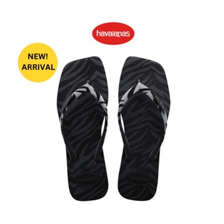 Havaianas รองเท้าผู้หญิง SLIM SQUARE VELVET - BLACK  รุ่น 41482770090BKXX