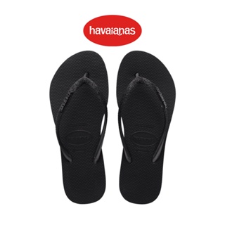 Havaianas รองเท้าแตะผู้หญิง Slim Flatform Sparkle Flip Flops - Black รุ่น 41472560090BKXX (รองเท้าแตะ รองเท้าผู้หญิง รองเท้าแตะหญิง)