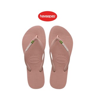 Havaianas รองเท้าแตะผู้หญิง SLIM BRASIL FC PREP CROCUS ROSE รุ่น 41407133544PIXX สีชมพู (รองเท้าแตะหญิง)