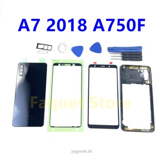 ฝาครอบแบตเตอรี่ แผง LCD A6+ สําหรับ SAMSUNG Galaxy A7 2018 A750F