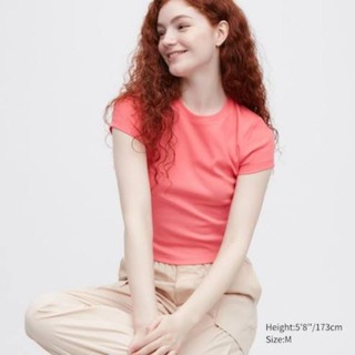 Uniqlo Cropped เสื้อครอป Size L มือ1 Shopไทย