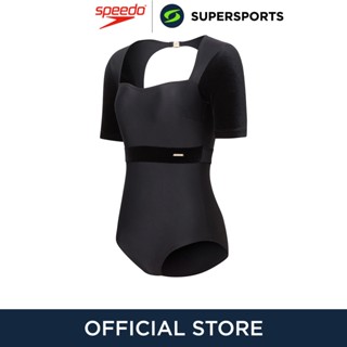 SPEEDO Velvet Short Sleeved One-piece ชุดว่ายน้ำผู้หญิง