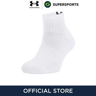 UNDER ARMOUR Core Quarter ถุงเท้าออกกำลังกายผู้ใหญ่ (แพ็ค 3 คู่)