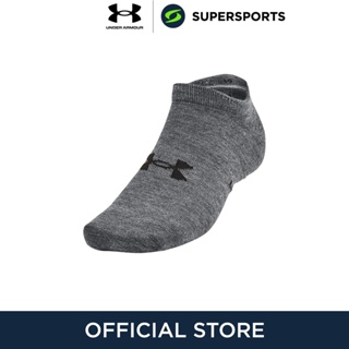 UNDER ARMOUR Essential No Show ถุงเท้าออกกำลังกายผู้ใหญ่ (แพ็ค 3 คู่)